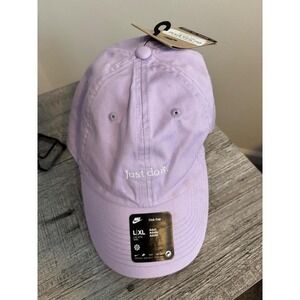 Nike Club Cap Lilac Purple Just Do It Adult LXL Baseball Hat NWT
